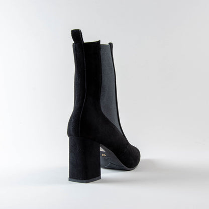 Stivaletto Boston – Camoscio Nero