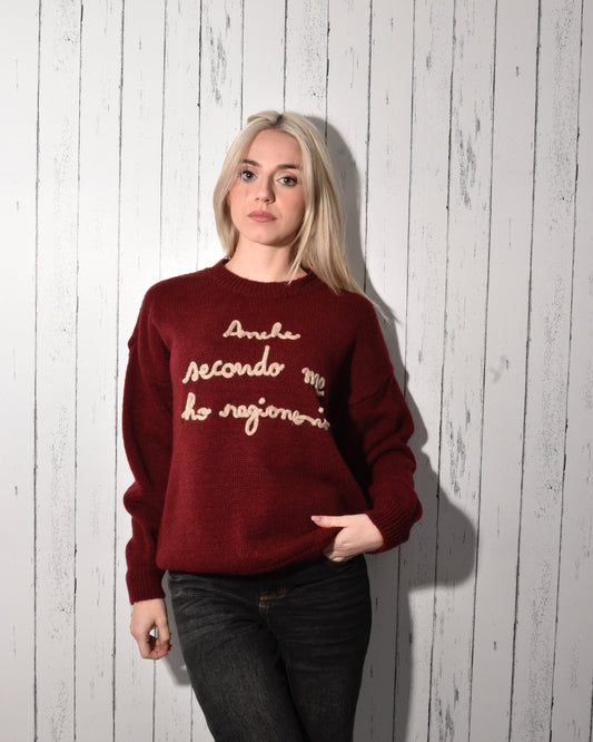 Maglione “ ho ragione io”