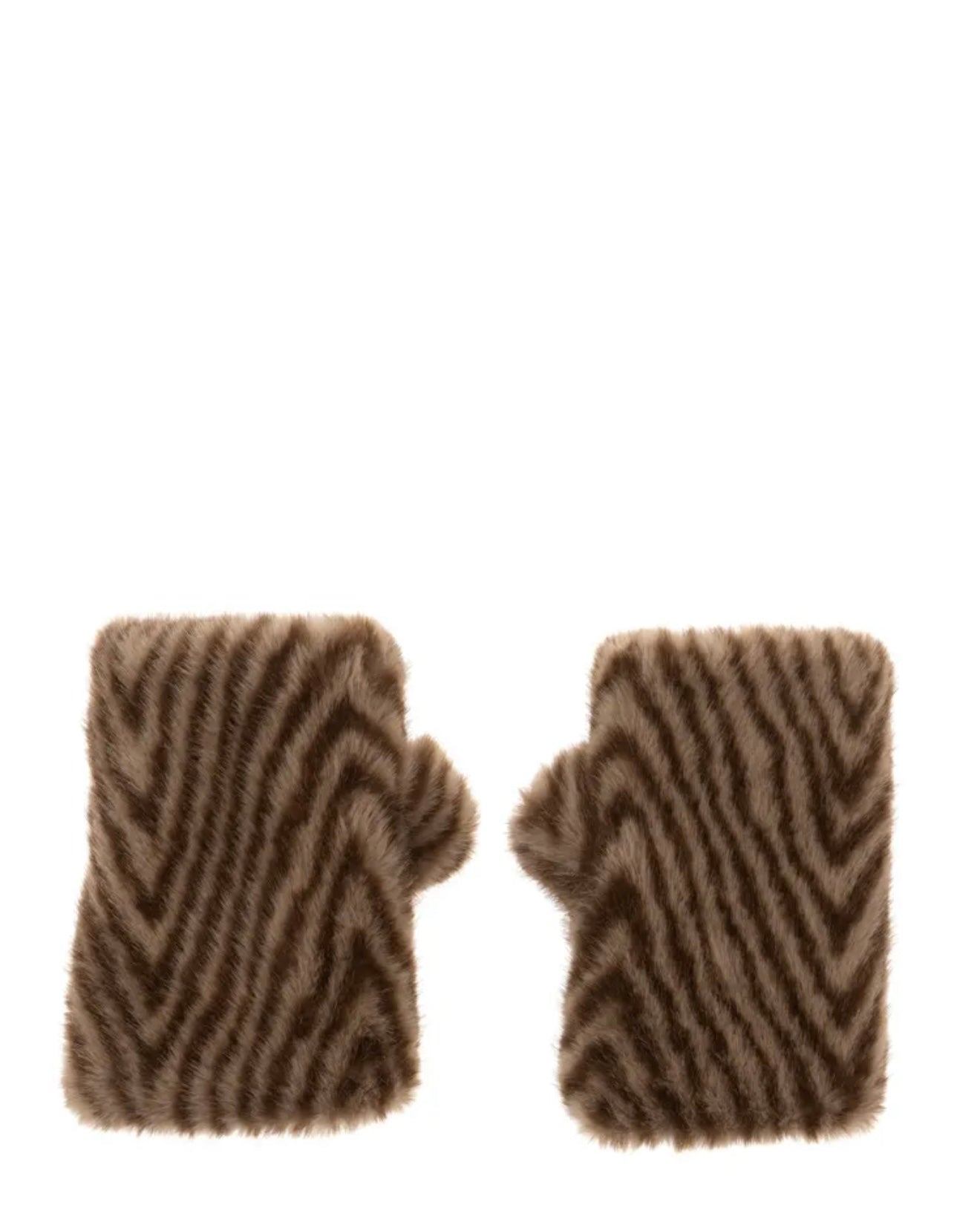 Guanti Scaldamani in Pelliccia Ecologica