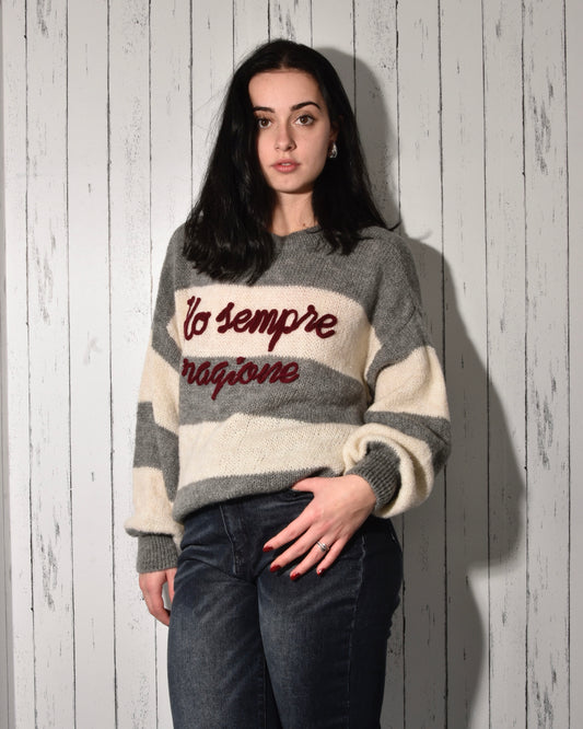 Maglione “Ho sempre ragione”
