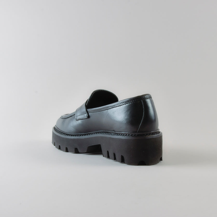 Mocassino Francesca in pelle Nera