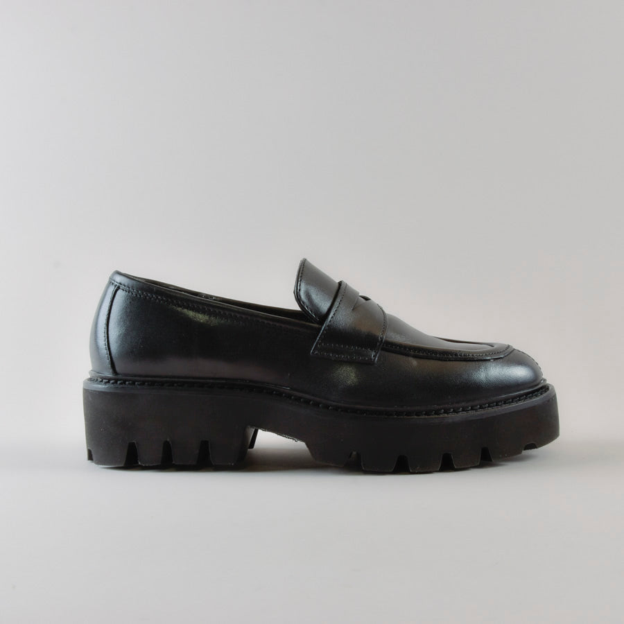 Mocassino Francesca in pelle Nera